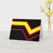 Rubber / Latex Pride Vlag Kaart (Gele Bloem)