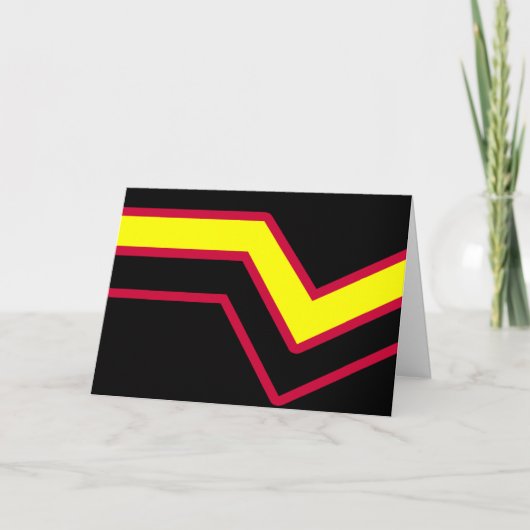 Rubber / Latex Pride Vlag Kaart (Voorkant)