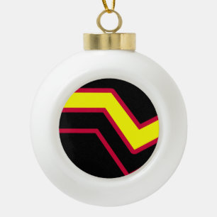 Rubber / Latex Pride Vlag Keramische Bal Ornament