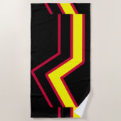 Rubber / Latex Pride Vlag Strandlaken (Voorkant)