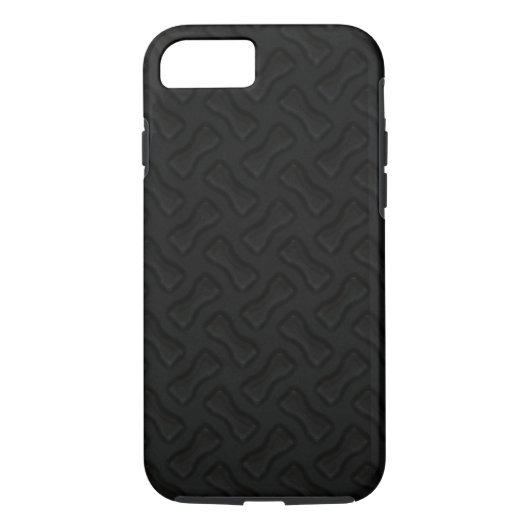 Rubber nieuwe band zwart Case-Mate iPhone case (Achterkant)