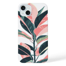 Rubber plant - Natuur Minimalist-illustratie