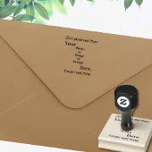 Rubber Stamp Custom Design Sjabloon Rubberstempel