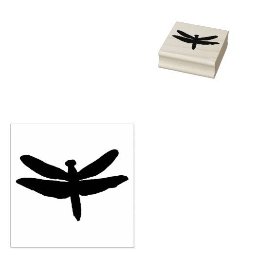 Rubber Stamp - dragonfly Rubberstempel (Gestempeld)