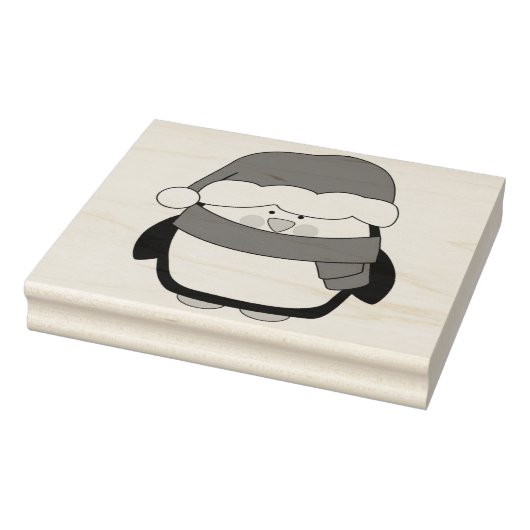 Rubber Stamp - Kerstpinguïn Rubberstempel (Stempel)