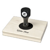 Rubber Stamp Slanke Gepersonaliseerde Cirkel Logo Rubberstempel (Stempel)