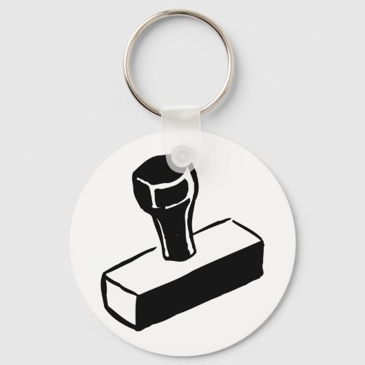Rubber Stamp Sleutelhanger (Voorkant)