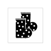 Rubber Stamp van boerderij Girl's Rubberstempel (Afrduk)