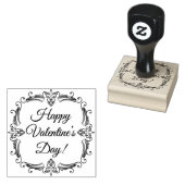 Rubber stempel happy valentijnsdag (Gestempeld)