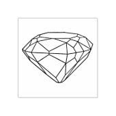 Rubber stempel met  Diamond (Afrduk)