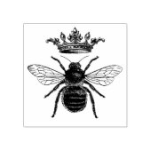 Rubber stempel met  queen bee (Afrduk)