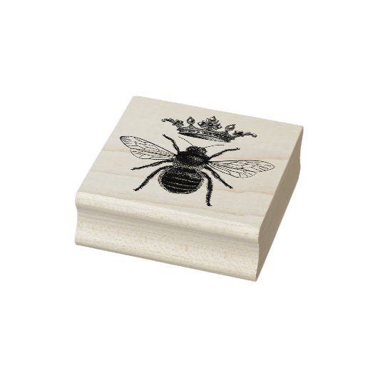 Rubber stempel met  queen bee (Stempel)