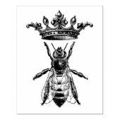 Rubber stempel met  queen bee (Afrduk)
