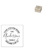 Rubber Stempel - Naam & Adres (Gestempeld)