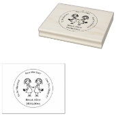 Rubber Stempel - Save The Date Lesbisch (Gestempeld)