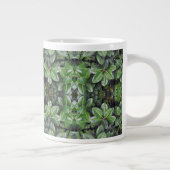 Rubber Tree Leaf Patroon Extra Grote Mok (Rechts)