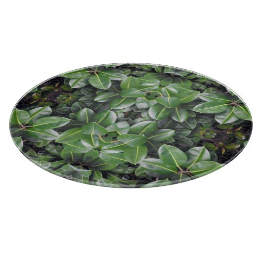 Rubber Tree Leaf Patroon Snijplank (Hoek)