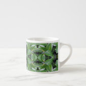 Rubber Tree Patroon Espresso Kop (Rechts)