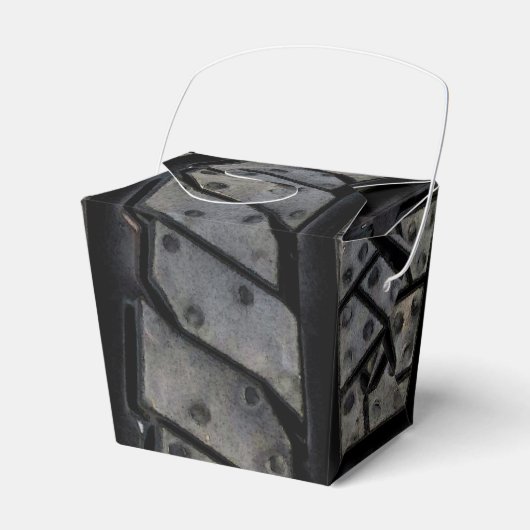 Rubberbandstijl automobieltextiel bedankdoosjes (Voorkant Zijde)