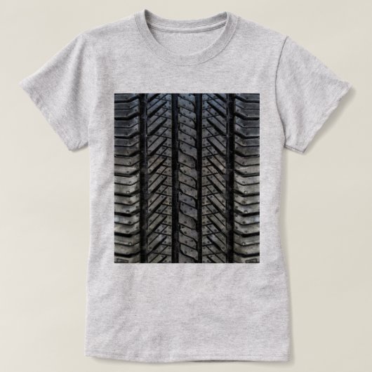 Rubberbandstijl automobieltextiel t-shirt (Design voorkant)