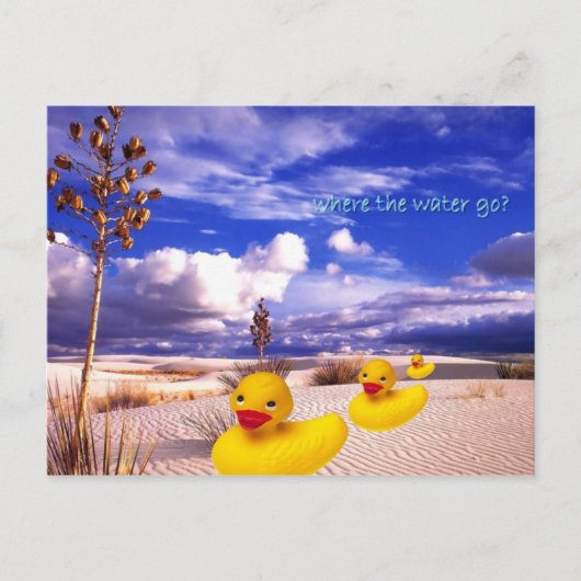 Rubberduckformatie Briefkaart (Voorkant)