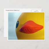 rubbereend briefkaart (Voorkant / Achterkant)