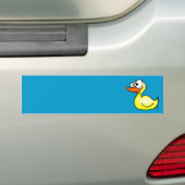 Rubbereend Bumpersticker (Op auto)