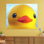 rubbereend canvas afdruk (Insitu (Woonkamer))