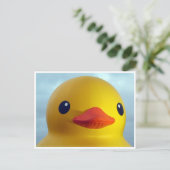rubbereend glimlach briefkaart (Staand voorkant)