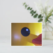 rubbereend oog briefkaart (Staand voorkant)