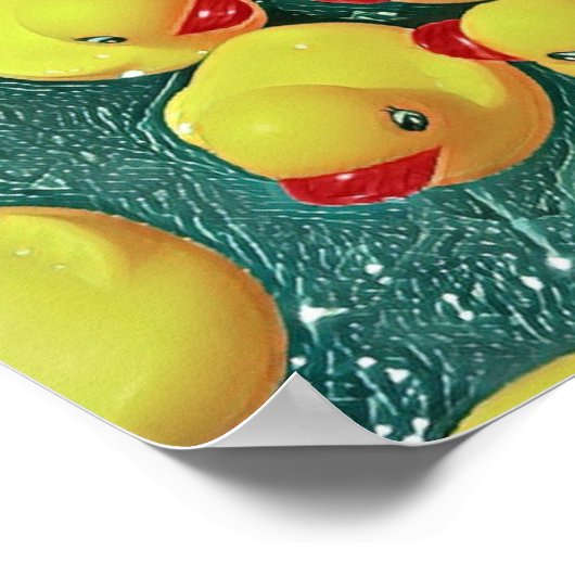 Rubbereenden Poster (Hoek)