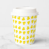rubberen eendenpatroon papieren bekers (Achterkant)
