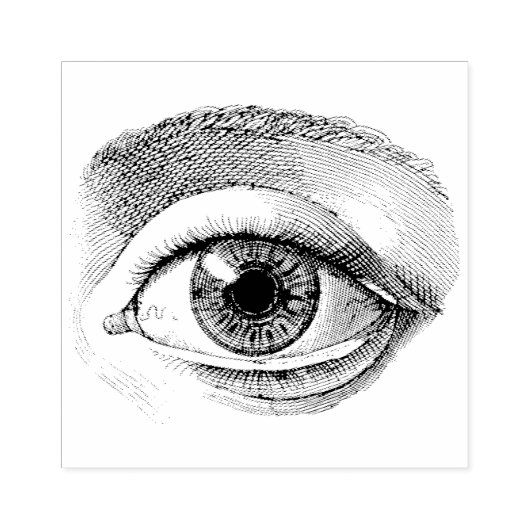  rubberen kunststempel links van de vrouw 	rubberstempel (Afrduk)