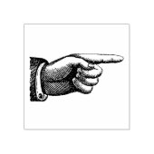 Rubberen stempel met vingeraanwijsapparaat (Afrduk)