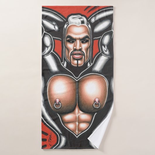 Rubberkleding aan de Gym Badhanddoek (Badhanddoek)