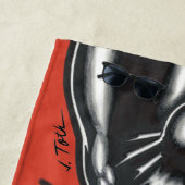 Rubberkleding aan de Gym Strandlaken (In situ)