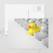 rubberklem tegen de stroom briefkaart (Voorkant / Achterkant)