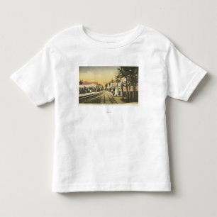 Rubbernek Row Railroad Uitzicht Kinder Shirts
