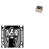 Rubberstempel met Angel (Gestempeld)