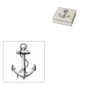 Rubberstempel met  Anker Rubberstempel (Gestempeld)