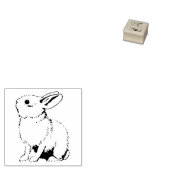 Rubberstempel met  Konijn Rubberstempel (Gestempeld)