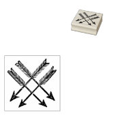 Rubberstempel met Pijlen Rubberstempel (Gestempeld)