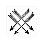 Rubberstempel met Pijlen Rubberstempel (Afrduk)