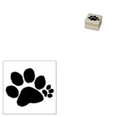 Rubberstempel - Polydactyllinkerpoot (v.2) Rubberstempel (Gestempeld)