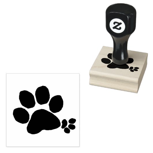 Rubberstempel - Polydactylpapier 2 Rubberstempel (Gestempeld)