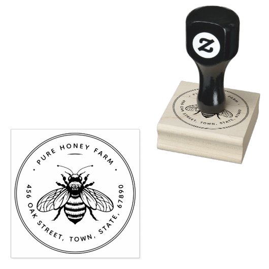Rubberstempel | Pure Honing rubberstempel Rubberstempel (Gestempeld)