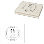 Rubberstempel - Sla de datum-ingang op Rubberstempel (Gestempeld)