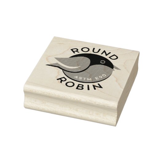 Rubberstempel van Round Robin logo Rubberstempel (Stempel)