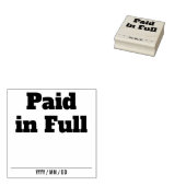 Rubberstempel "volledig betaald" (Gestempeld)
