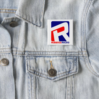 Rubbings Racingbadge/Button Vierkante Button 5,1 Cm